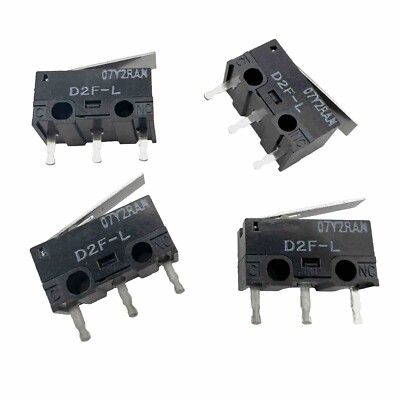 Omron D2F-L Japan Lever 3-Pin Basic Micro Switch (4 Pieces) US Stock