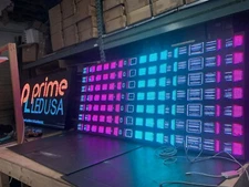 2 Sided P10 LED Commercial Sign Full Color 4X8 Photo/Video Outdoor Message Sign