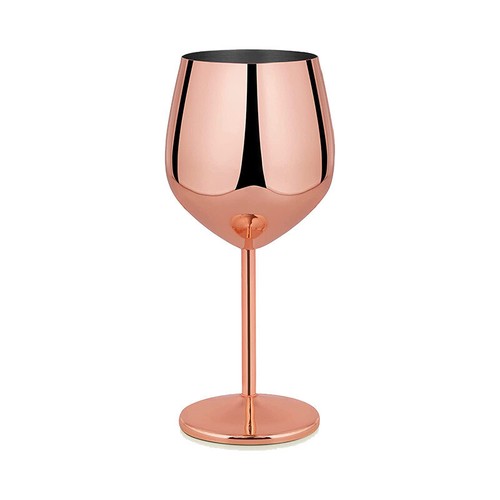550ml Large Stainless Steel Wine Glasses Metal Drink Goblet Cup Electroplated UY - Picture 9 of 32