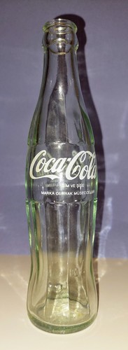 Vintage Turkey 1970s Coca-Cola Clear Glass Bottle - Picture 4 of 4