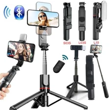 Selfie Stick Tripod Remote Desktop Stand Cell Phone Holder For iPhone Samsung US