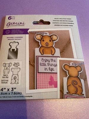 GEMINI ENJOY THE LITTLE THINGS STEMPEL- UND STANZENSET.