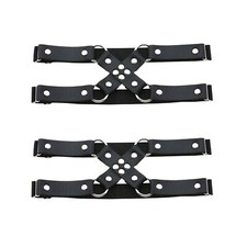Adjustable Cross Thigh Garter Belt Punk Elastic Leg Garters 1 Pair