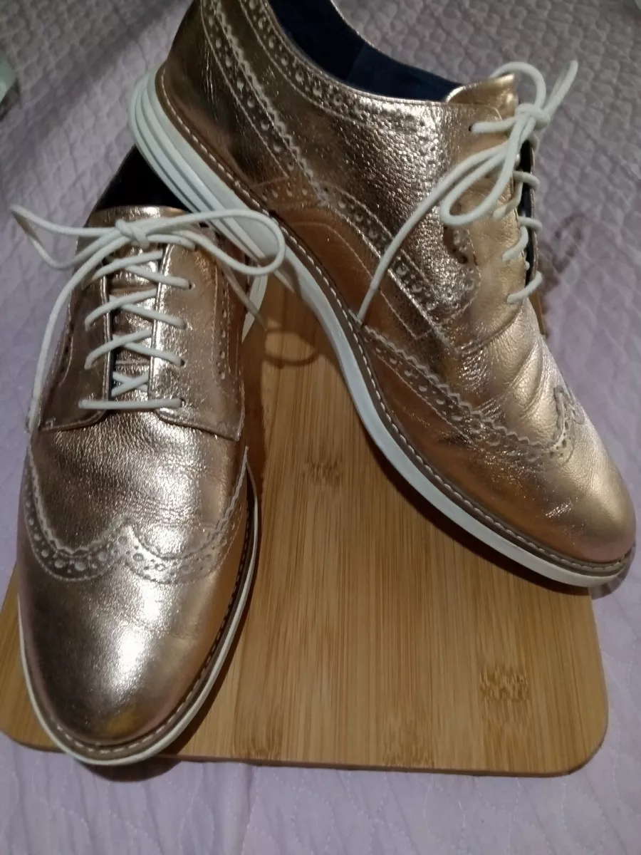 Gold wingtips shop
