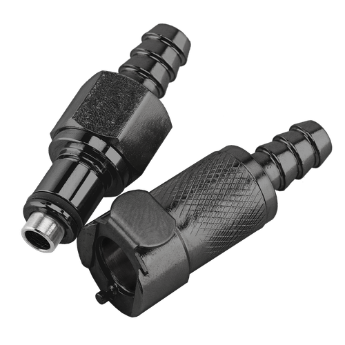 3/8" Gas Tank Fuel Line Hose Quick Release Connect Disconnect Kit For Harley - Bild 12 von 13