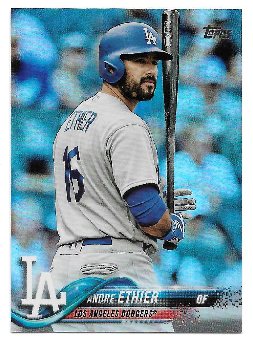ANDRE ETHIER 2018 Topps Series 2 RAINBOW FOIL - LOS ANGELES DODGERS - #655