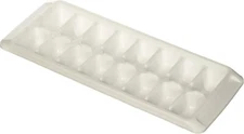 Rubbermaid Easy Release Ice Cube Tray Plastic White Rectangular 1-Pack New