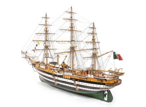 AMERIGO VESPUCCI kit di montaggio codice 15006B in legno e metallo scala 1:100 - Foto 4 di 11