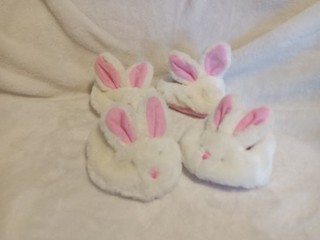 BABW Build A Bear workshop bunny slippers 2 pair EUC