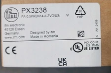 1PC IFM Efector PX3238 Pressure transmitter, 2wire DC, Illinois Stock