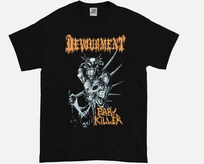 Devourment Band Baby Killer Black Cotton Short Sleeve T Shirt Size