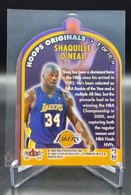 SHAQUILLE O'NEAL #7 - 2000/2001 NBA Hoops Hot Prospects Hoops