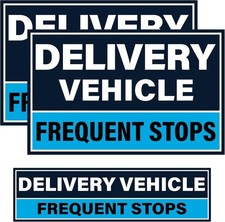 3 Pack Heavy Duty Flex Driver Car Door Magnets, Flex Driver Car Signs for