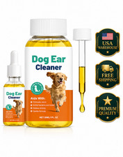 Pup Labs Ear Clear, Natural Dog Ear Cleaner and Infection Treatment for Dogs NEW