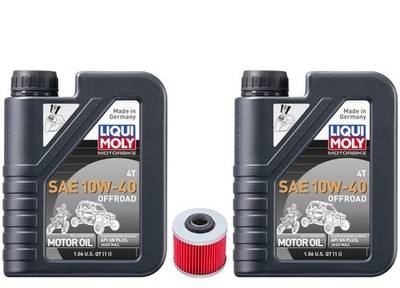Oil / Filter Change Kit Full Synthetic 10w40 for 06-25 Yamaha Raptor 700 700R
