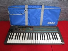 KORG Poly-800 Synthesizer keyboard New memory battery TESTED w/Bag #18
