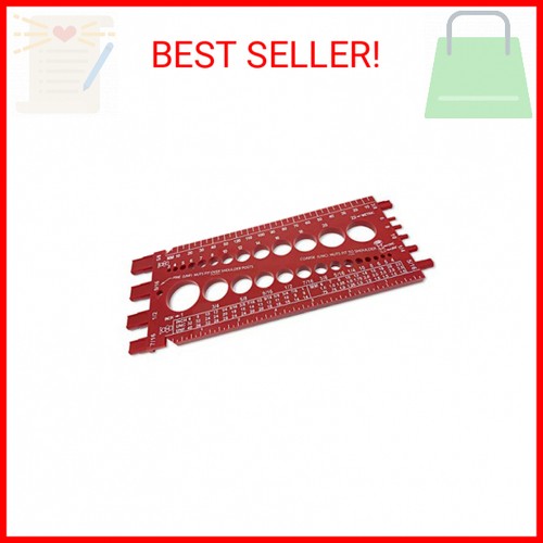 Screw Bolt Nut Thread Measure Gauge Size Checker (Inch Standard & Metric) - Picture 2 of 2