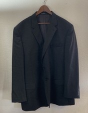Pronto Umo platinum executive black Men's Blazer 100 wool 54L
