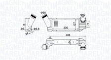 MAGNETI MARELLI Ladeluftkühler CITROËN PEUGEOT 2,0 0384F6 96366353 9636635380