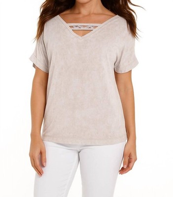 Angel Apparel Front To Back Braided Top Marble