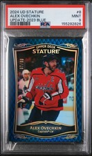 2024-25 Upper Deck Stature #8 Alex Ovechkin 2023-24 Blue PSA 9 #/99