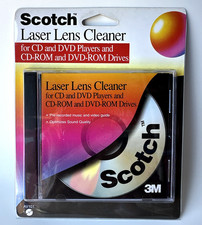 Laser Lens Cleaner CD, DVD,CD-ROM Players Drives Scotch 3M NOS AV-101