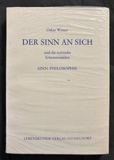 Oskar Winter   DER SINN AN SICH und die noeti...