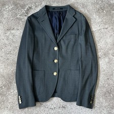 TAGLIATORE Italy Luxury Navy Blue Cotton Blazer Jacket Metal Buttons IT 42 M