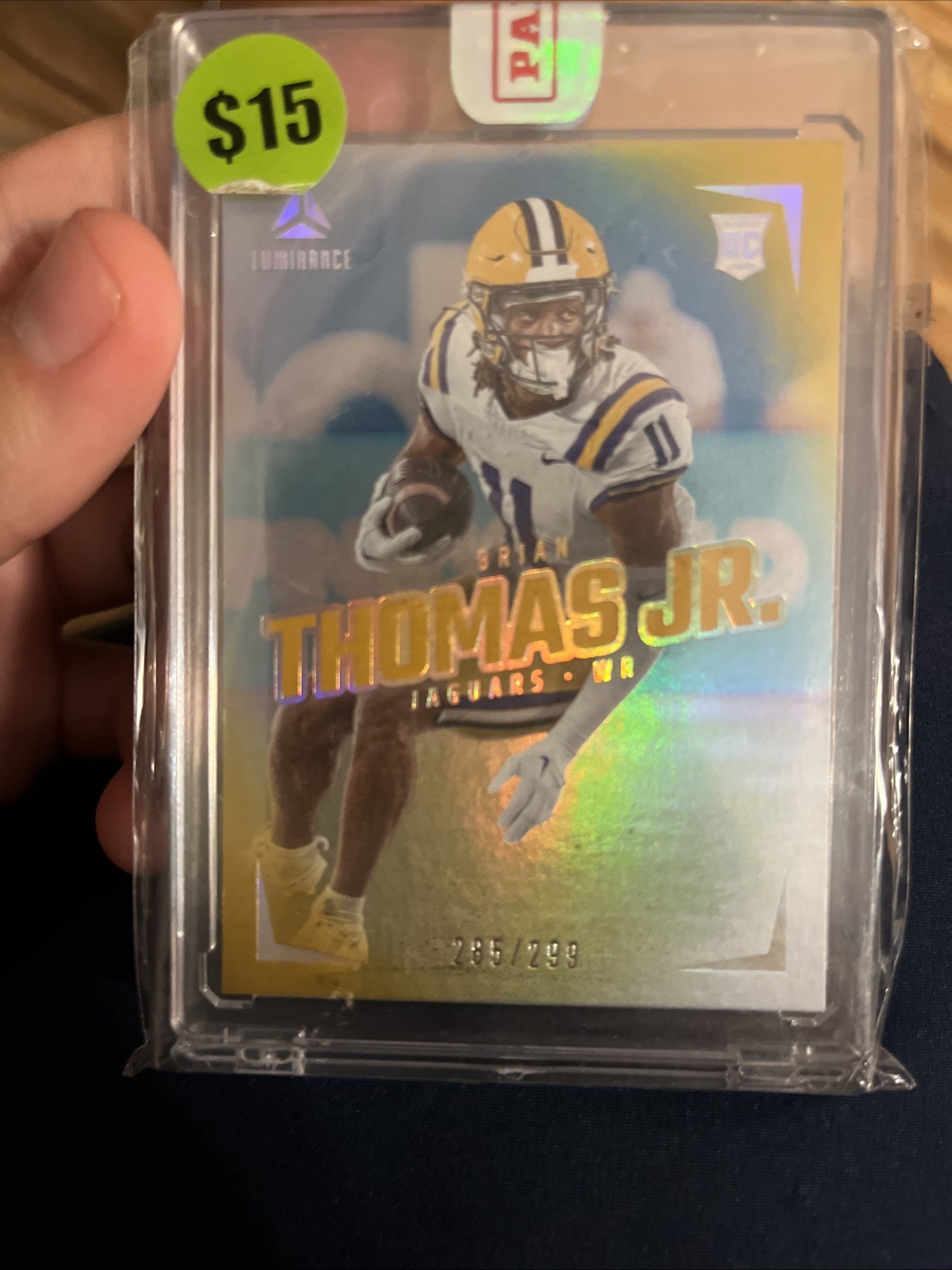 2024 Panini Luminance - Rookies Brian Thomas Jr. #125 Gold /299 (RC)