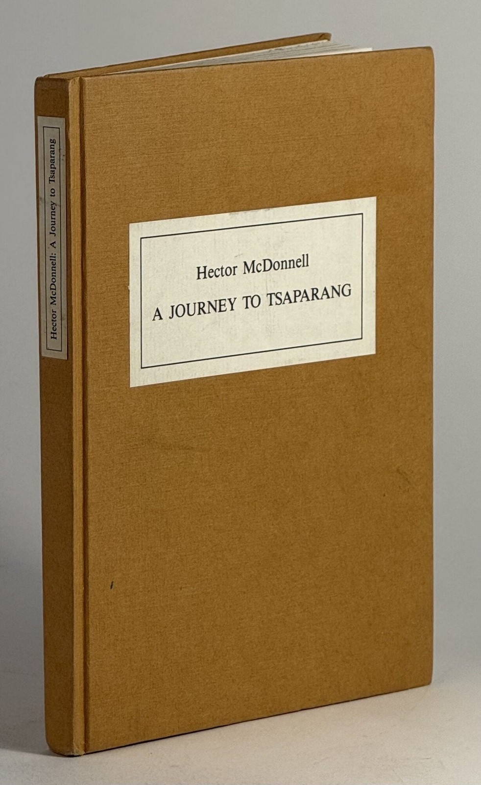 Hector McDonnell / Journey to Tsaparang A Signed 1990