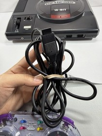 Sega Genesis Model 1 Console Bundle With 2 Controllers & Sonic 2 Game TESTED!