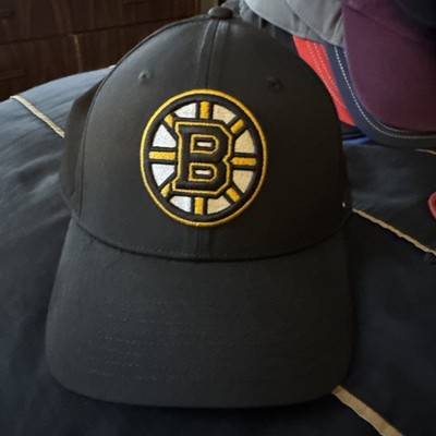 Boston Bruins Fanatics Official Stretch Fit Flex Cap Hat Black Medium/Large