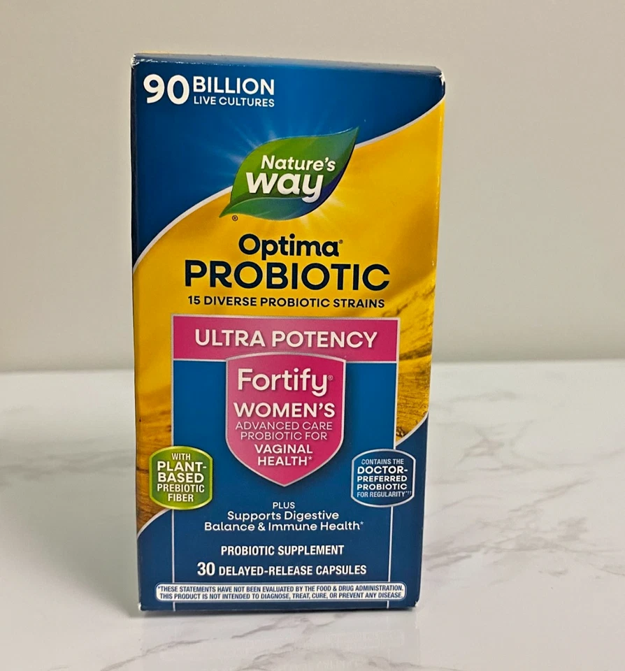 Probiótico Optima Nature's Way para mujer 50 mil millones (30) salud vaginal exp.2026 Foto 2 de 4