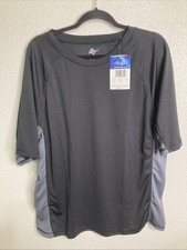 Kanu Surf Rashguard Shirt Men's XL Black Gray UPF 50 NEW
