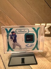 2024 FLAWLESS BOBBY WITT JR NIKE PATCH AUTO 1/1 PLATINUM ON CARD AUTO🔥🔥 SEALED