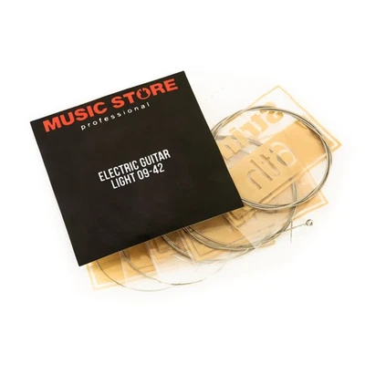 MUSIC STORE, Electric Guitar Strings Light 09-42, E-Gitarrensaiten