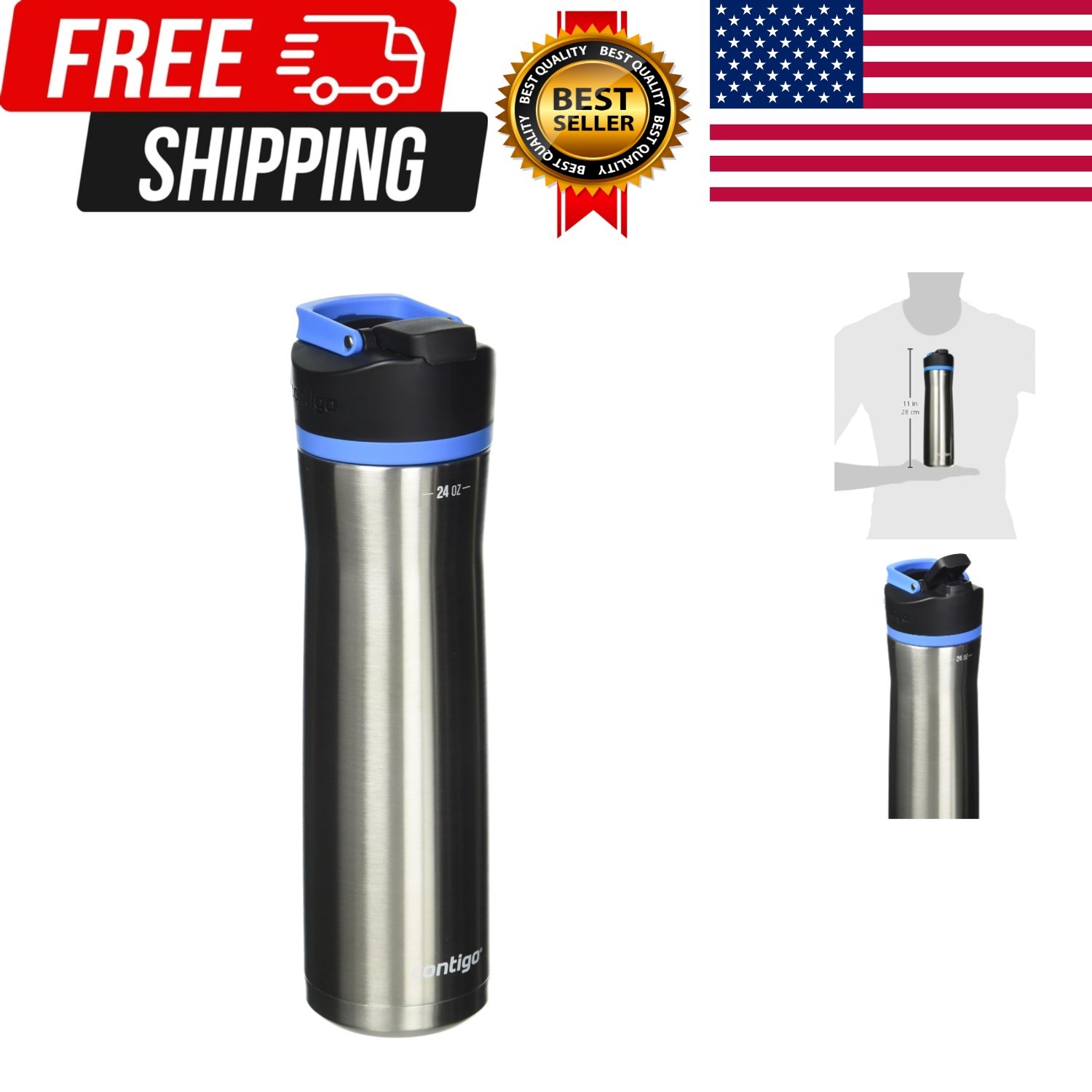 With Autoseal Lid 24 Oz