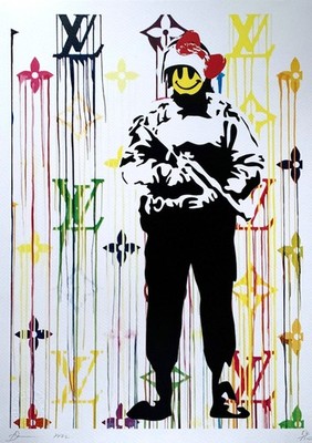 Death NYC ''Banksy'' original signed limited edition print with COA