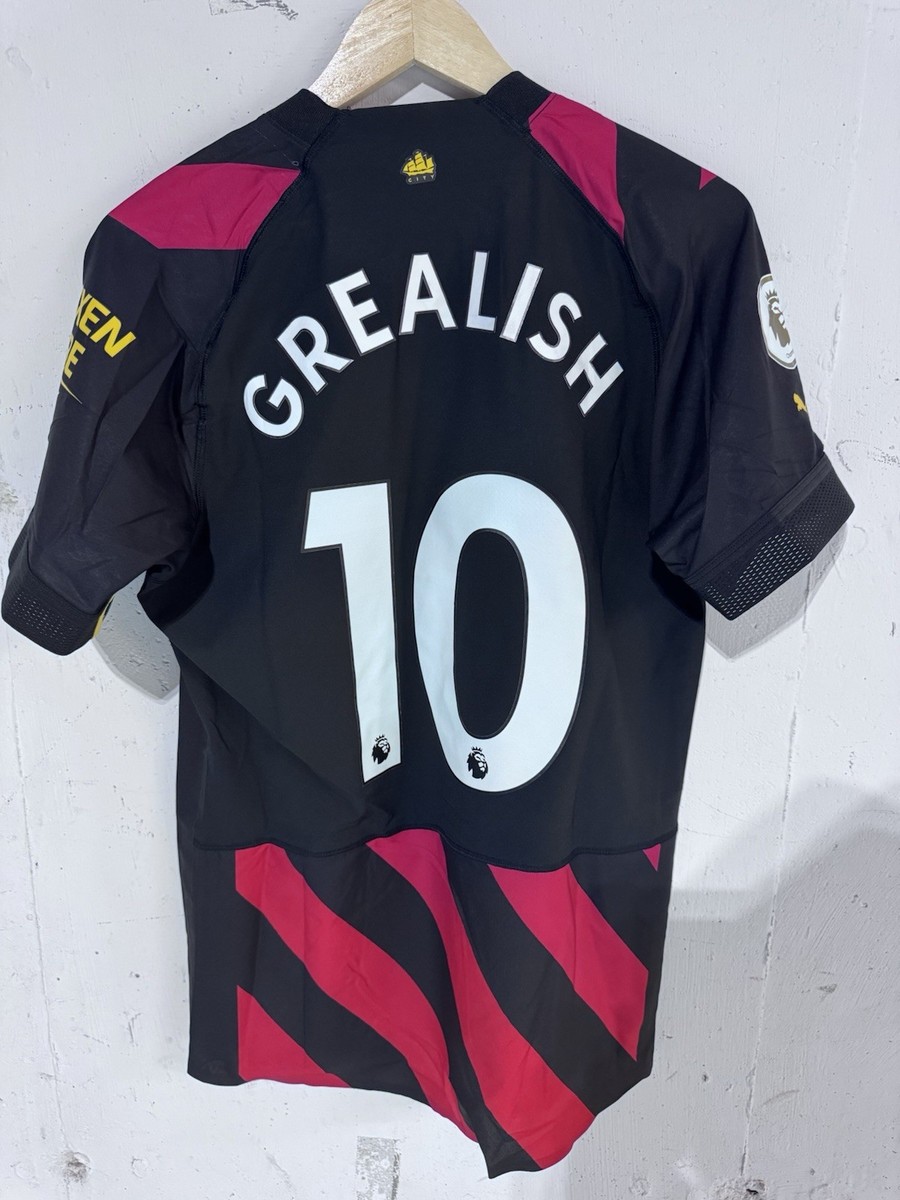 Puma Manchester City Player Issue Away Jersey Jack Grealish M NWT