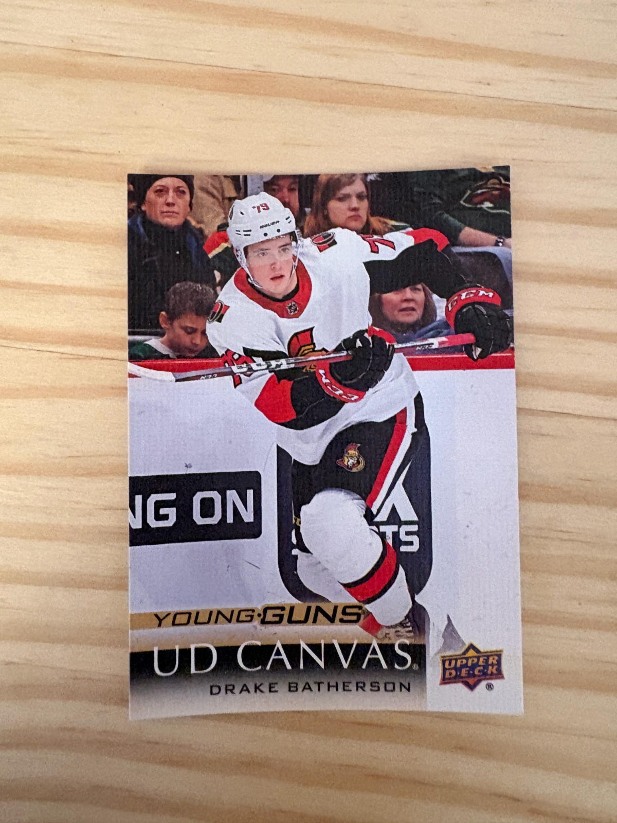 2018-19 Upper Deck Canvas #C230 Drake Batherson YG - Ottawa Senators