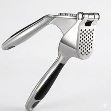 Knoblauchpresse Edelstahl 304 massiv Spülmas...