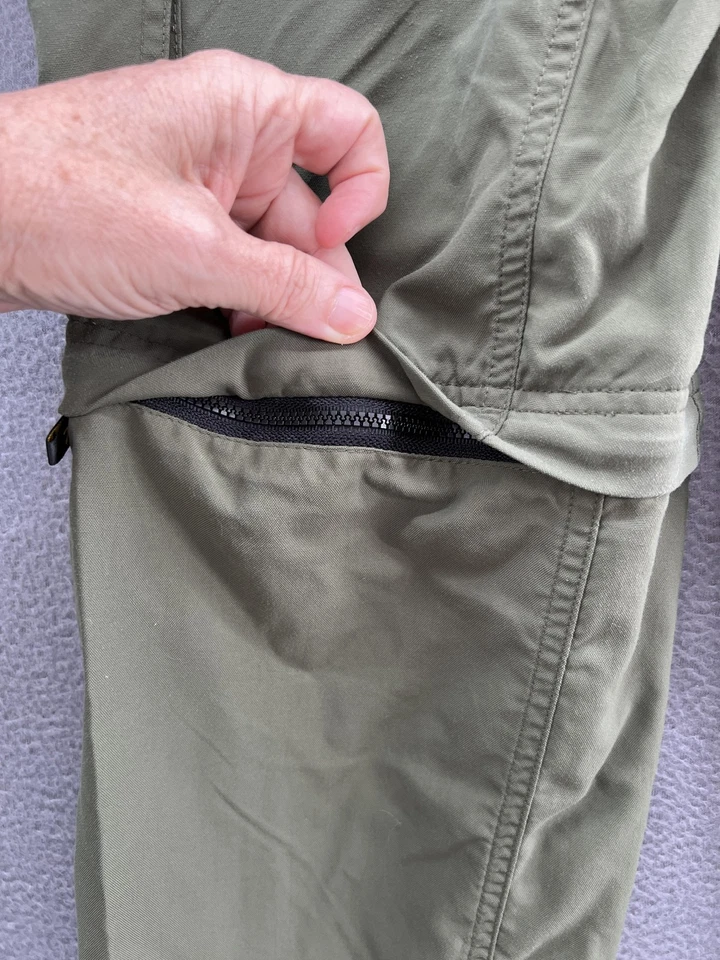 Pantalones Boy Scouts of America Juveniles Grandes Verde Switchback Uniforme Cremallera Carga Foto 2 de 4