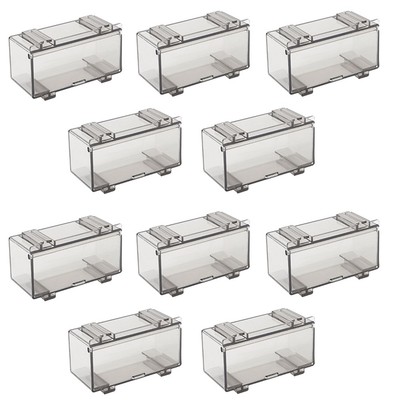 10 Stück Klar Acryl Vitrine für Auto Form, Räder Auto Modell Display3765