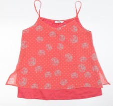 Womens UK Size M Myrine Pink Camisole Button-Up