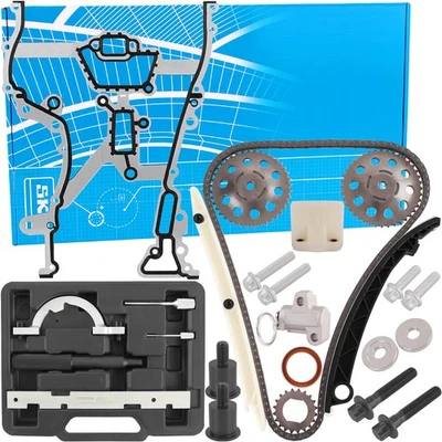 SKF STEUERKETTENSATZ für OPEL ASTRA G H CORSA C D 1.0 1.2 1.4 + EINSTELLWERKZEUG - Bild 1 von 4