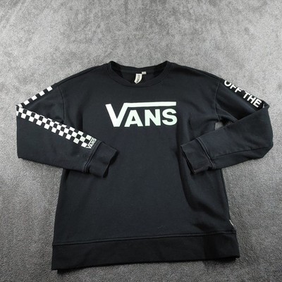 Vans Hemd Herren Small Schwarz Schachbrettärmel Off The Wall