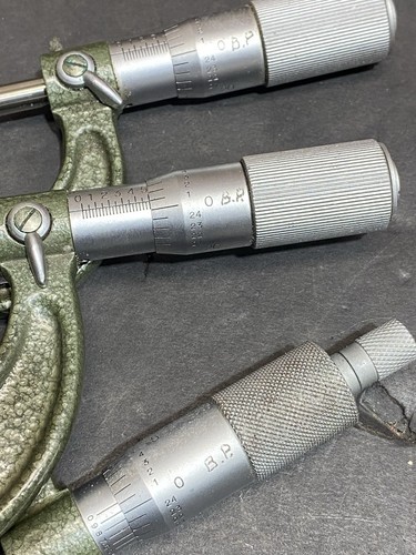 Mitutoyo 3-Piece Micrometer Set – Models 103-135 | 103-136 | 103-217 | 0001” - Picture 17 of 20