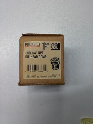 RIDGID 36880 00-R 1/4'' DIE HEAD With Original Box 
