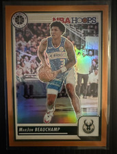 Panini NBA Hoops Orange Refractor Prizm MarJon Beauchamp #146 Bucks 230/299