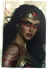 WONDER WOMAN ART PRINT SDCC 2025 ~ SIGNED CARLA COHEN 11x17